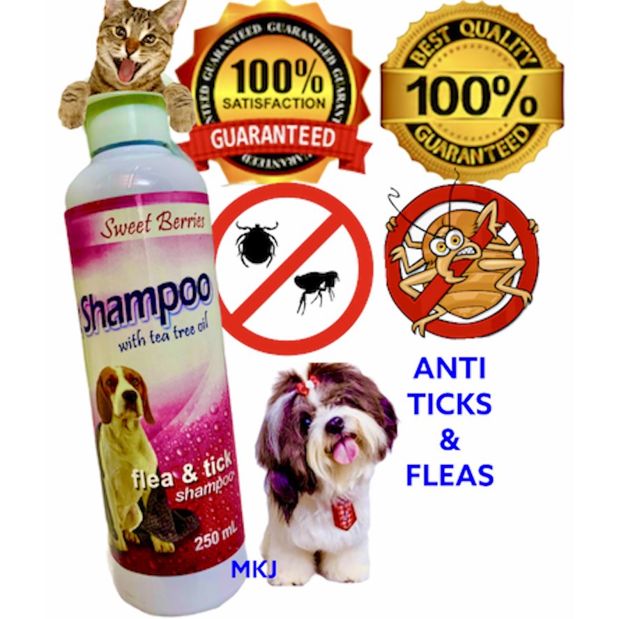PPET SHAMPOO DOG CAT ANTI TICK AND FLEA KILLER CONDITIONING HAIR LONG