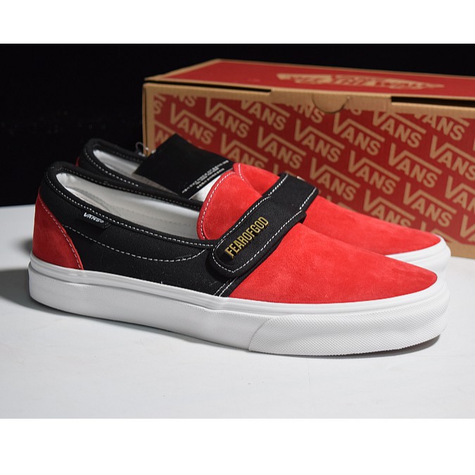 fear of god slip on vans