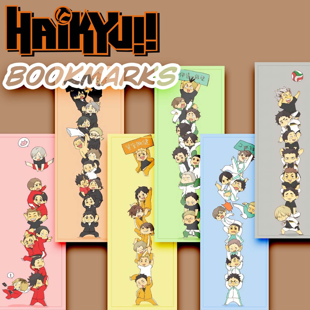 haikyuu chibi anime manga bookmarks wretched space shopee philippines