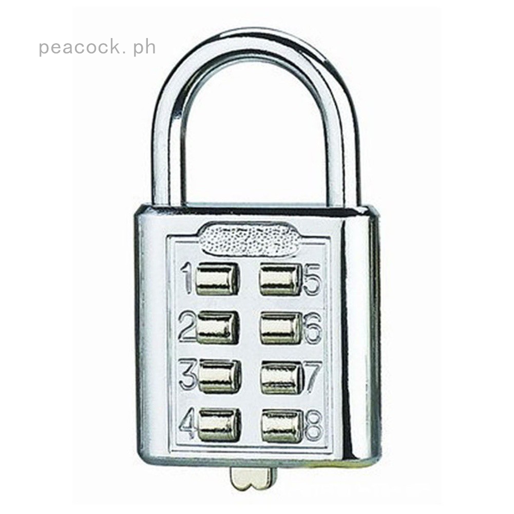 push button padlock