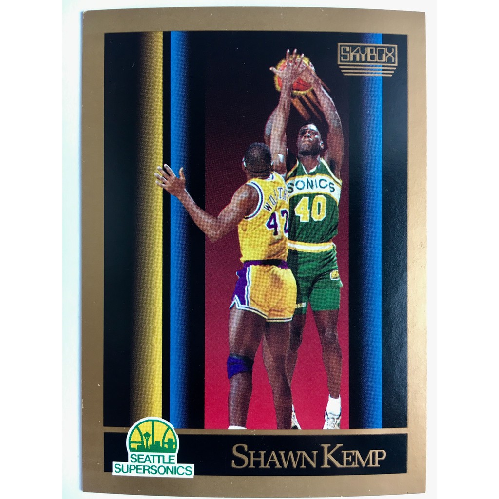 Skybox 1990 1991 Rookie Shawn Kemp 268 Rookie Card Shopee Philippines
