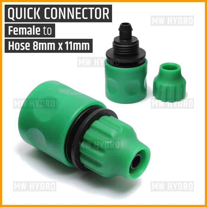 Quick Connector Female To 8mm X 11 Mm Hose Hose Connector 8x11mm Shopee Philippines