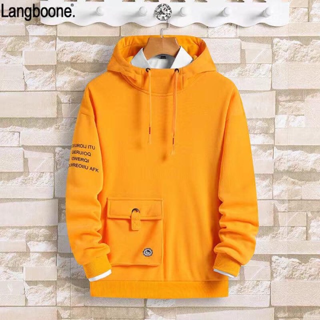 dark yellow hoodie mens