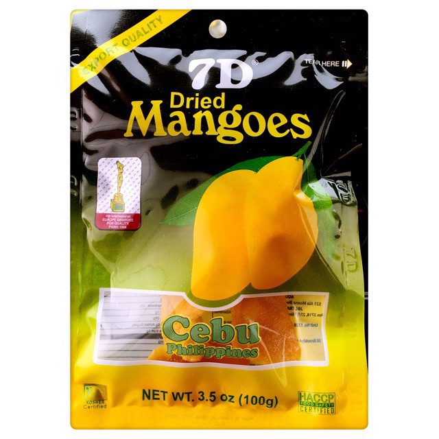 CEBU 7D dried mangoes /100g /pack Shopee Philippines