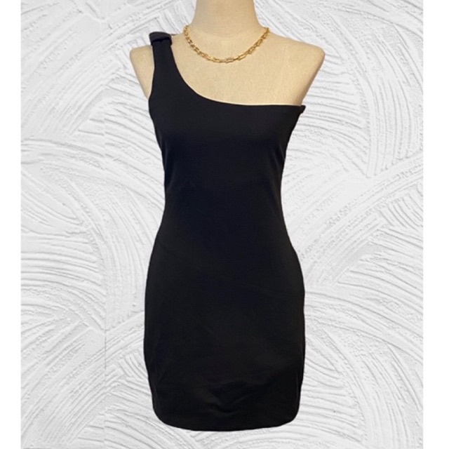 Authentic Zara One Shoulder Bodycon Dress | Shopee Philippines