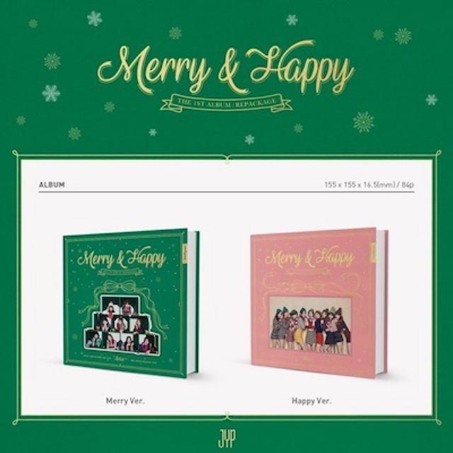 Onhand Twice 1st Repackage Album Merry Happy Heartshaker Shopee Philippines