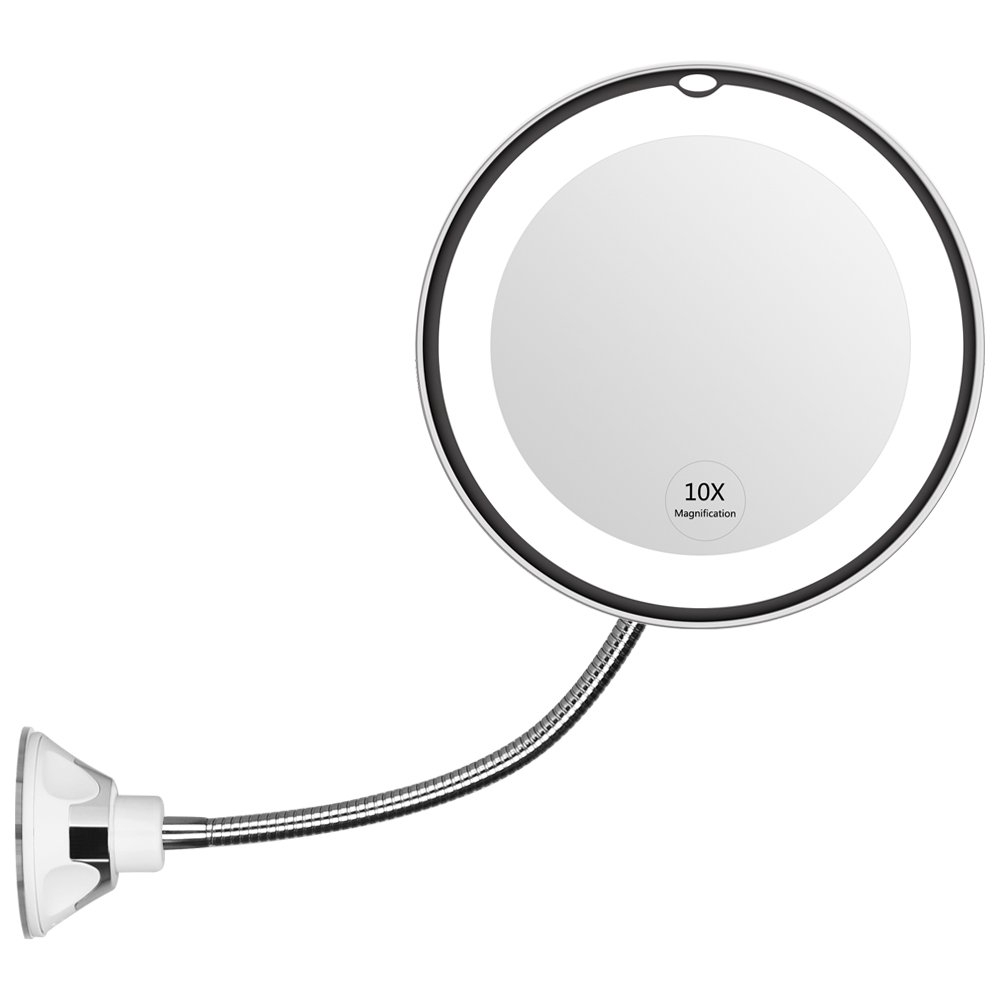 electric lighted makeup mirror