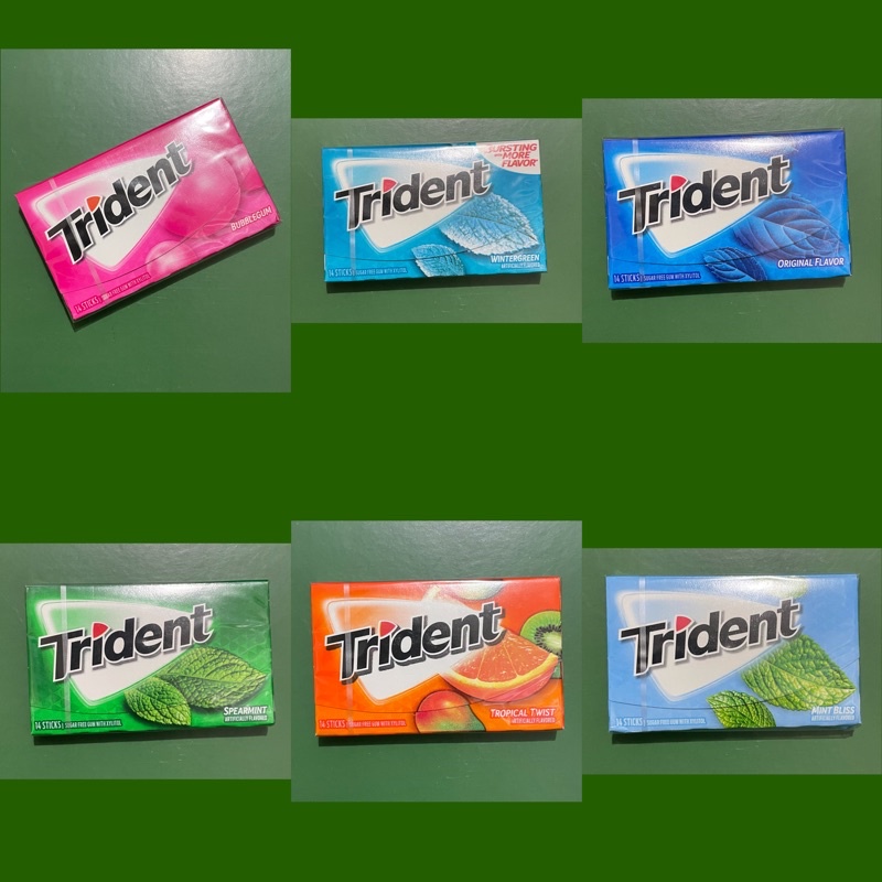 Usa Items Trident Gum 14pcs Per Order Expiration Please See Details Shopee Philippines