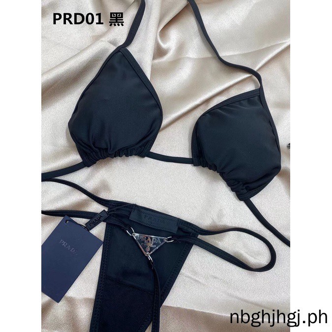 100% Original】♛Women's Sexy Fashion Prada Plain Gstring Bikinis Sets  Swimsuits swimwear beachwear | Shopee Philippines
