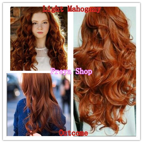 Light Mahogany Hair Color with Oxidant ( 7.56 Bremod Permanent Hair ...