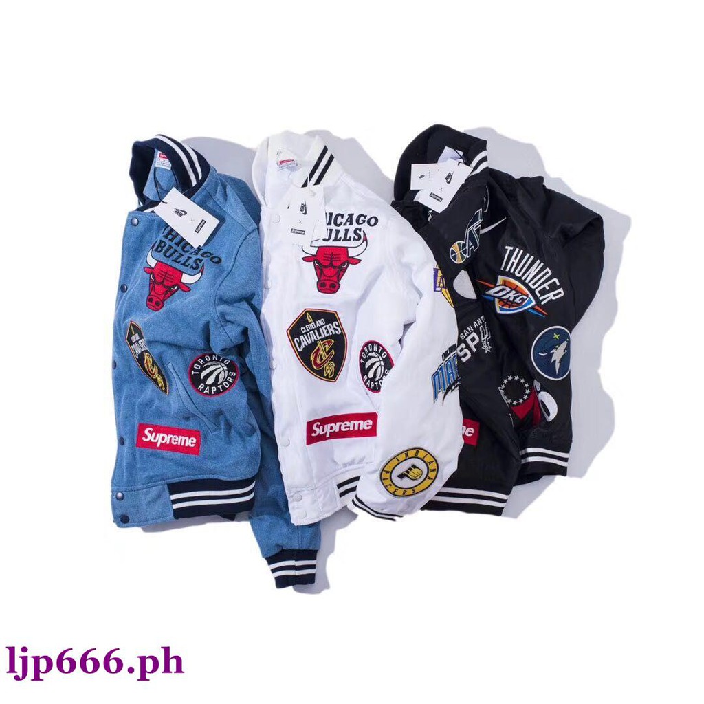 supreme baseball jacket
