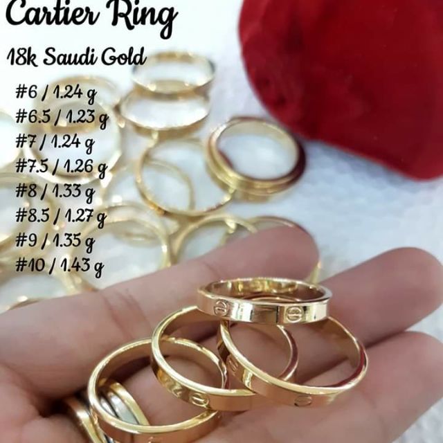 cost of cartier ring