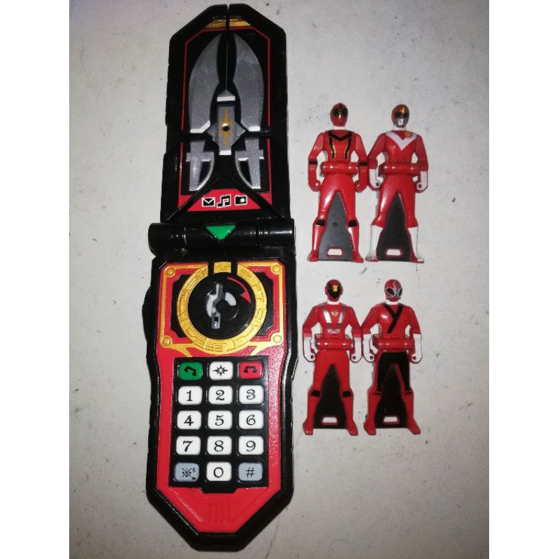 DX Sentai Gokaiger Mobirates with 4 DX Red Ranger Keys Set Power ...