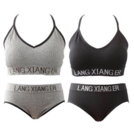 Fashion Sports Bra Set Sexy Back Underwear Swimsuit Terno Shopee Philippines