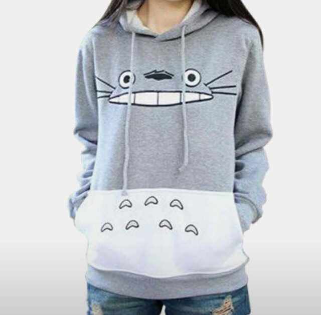 totoro hoodie with ears