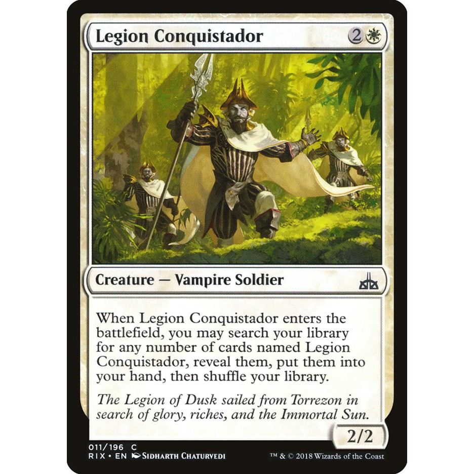 Legion Conquistador Magic The Gathering Shopee Philippines