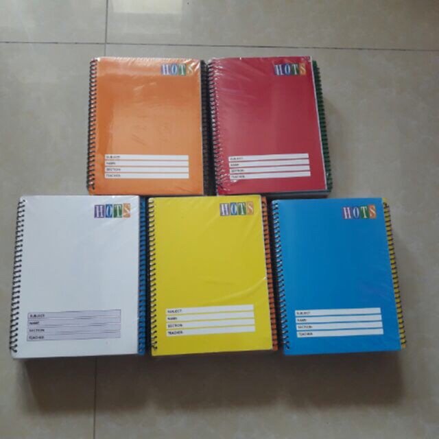  cod spiral writing composition notebook 80leaves 10pcs shopee 