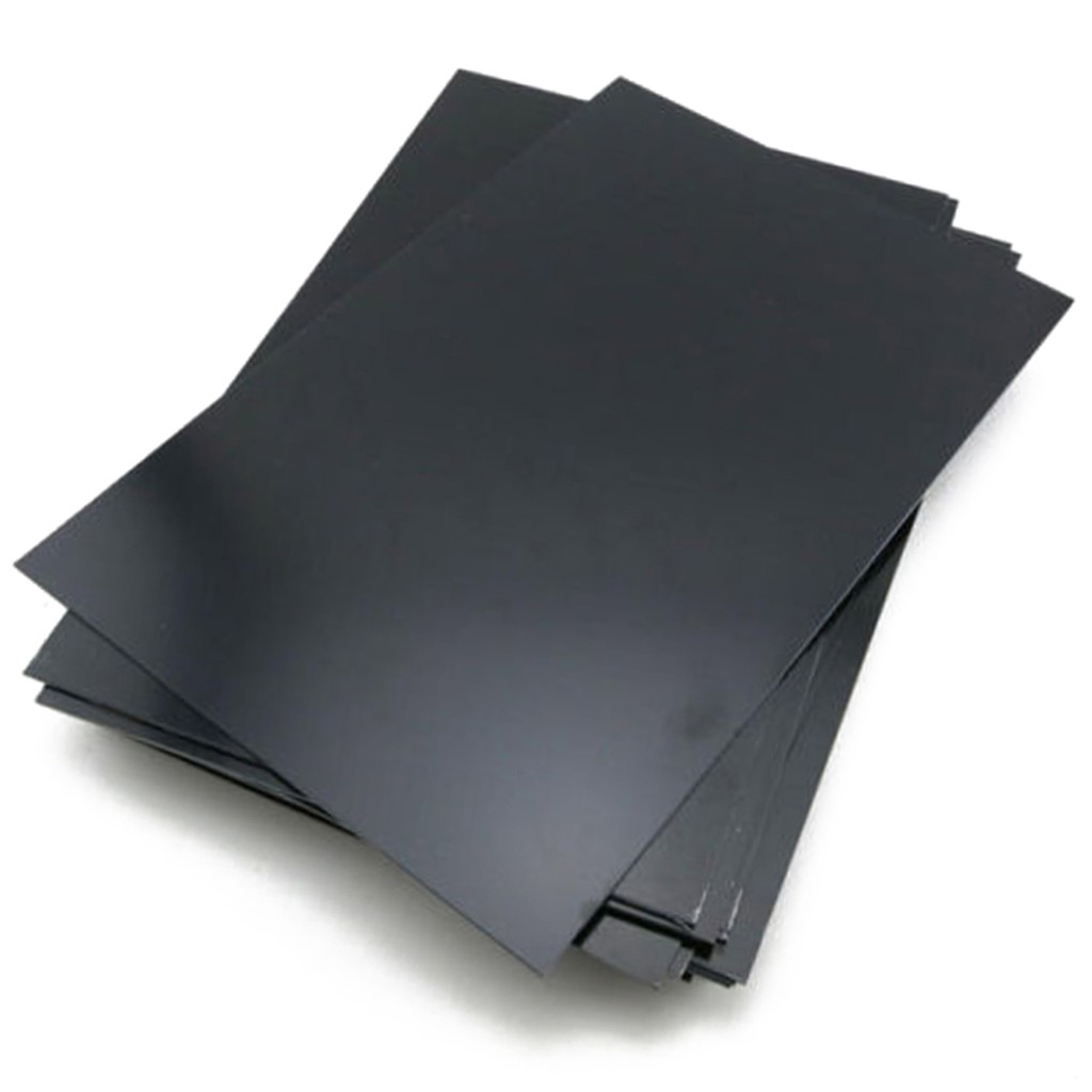 ABS Styrene Plastic Flat Sheet Plate 0.5mm-2mm X 120mm X 60mm 5pcs/set 
