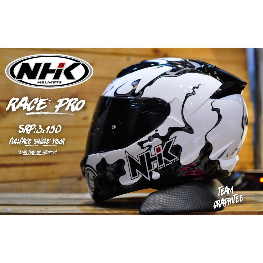 Nhk Racepro Magma Black White Shopee Philippines