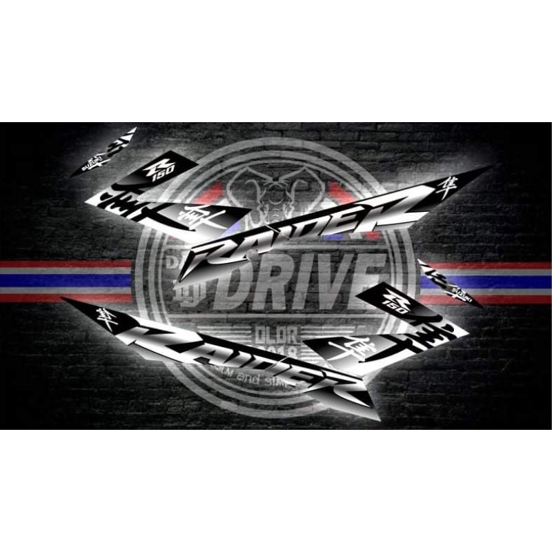 raider 150 fi LAMINATED DECALS (HAYABUSA) Shopee Philippines