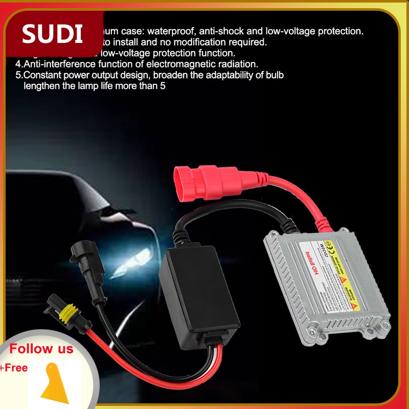 DC12V HID Xenon Universal Ballast 35W Replacement Conversion Shopee