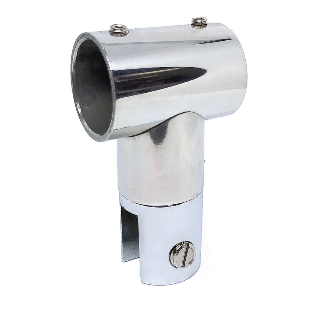 Connector with Holder 180 Degrees 19mm or 25mm (Shower Support Bar