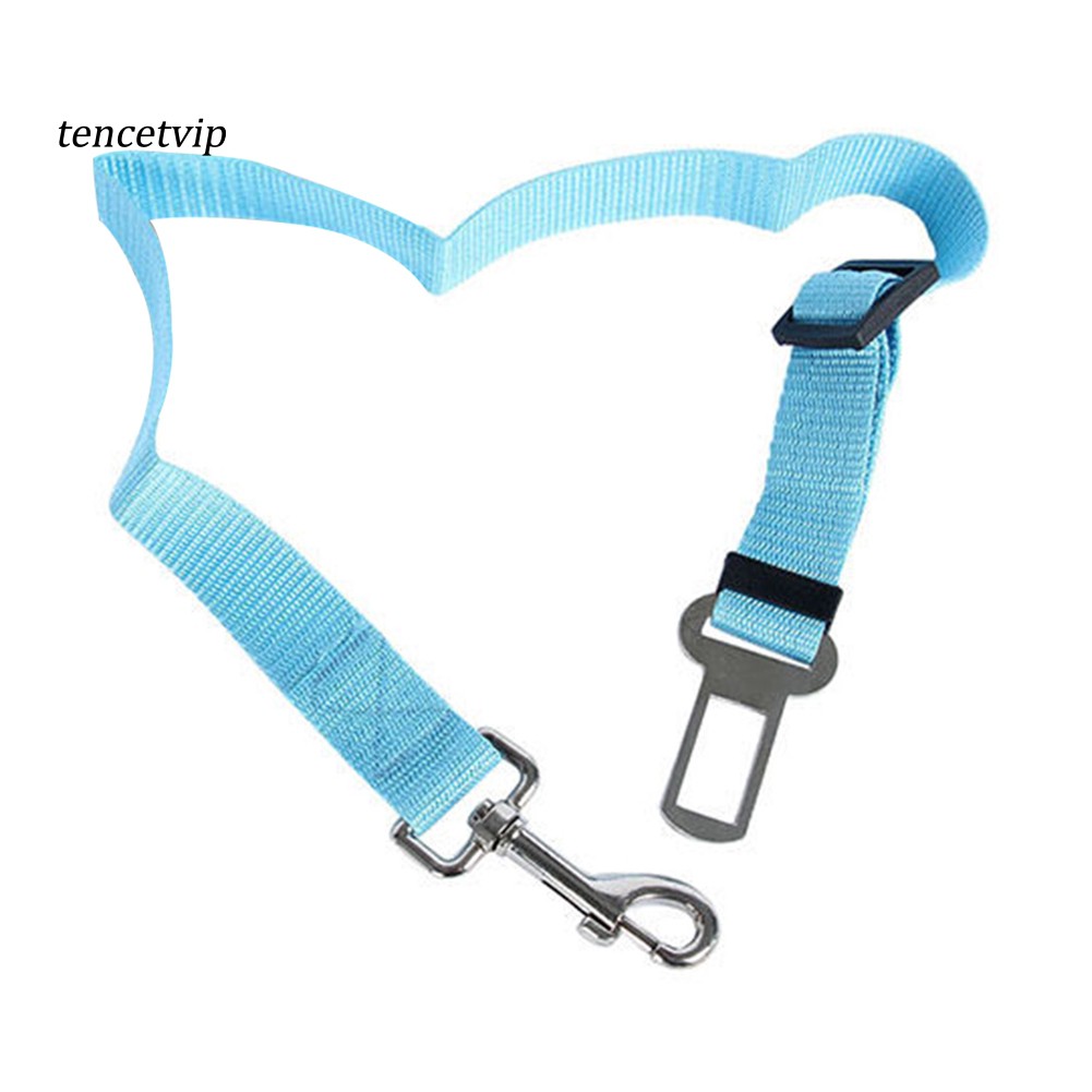 【Vip】Dog Cat Car Safety Seat Belt Harness Adjustable Travel Restraint Lead Leash