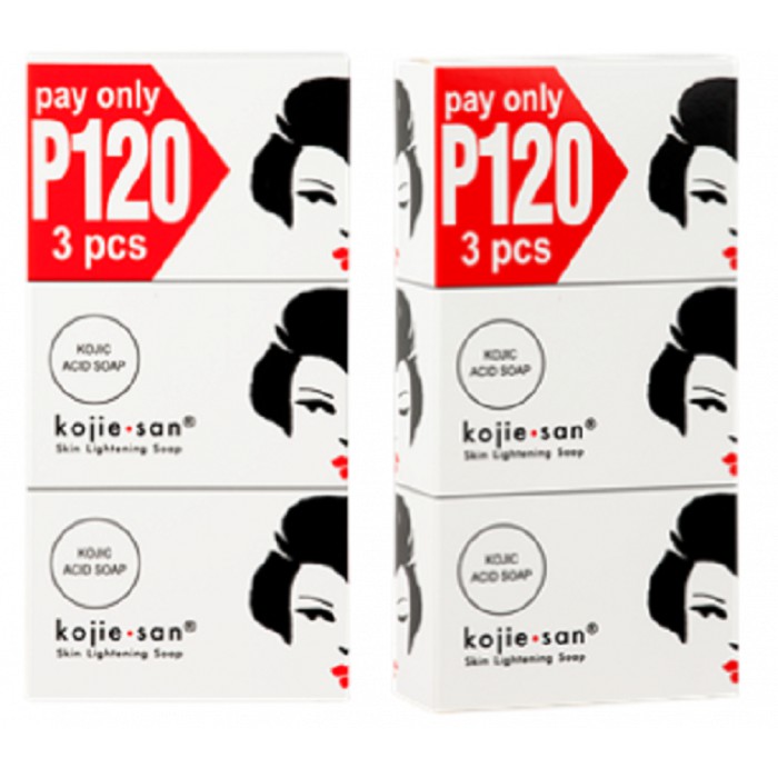 Kojie san Soap Skin Lightening Kojic Acid | 100g 3pcs | Shopee Philippines