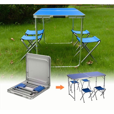 MINI912 4ft Folding Half Table Foldable Table for Outdoor (TABLE ONLY ...