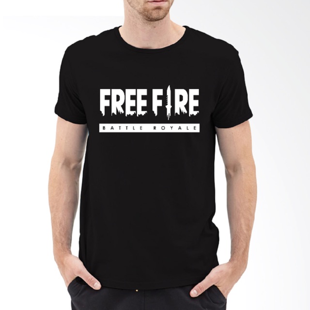T Shirt Free Fire Battlegrounds White Clothes Tshirt Booyah Pubg Shopee Philippines