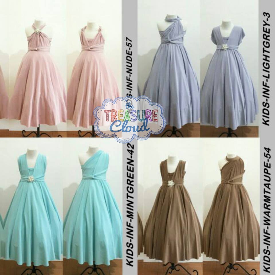 infinity dress style for kids