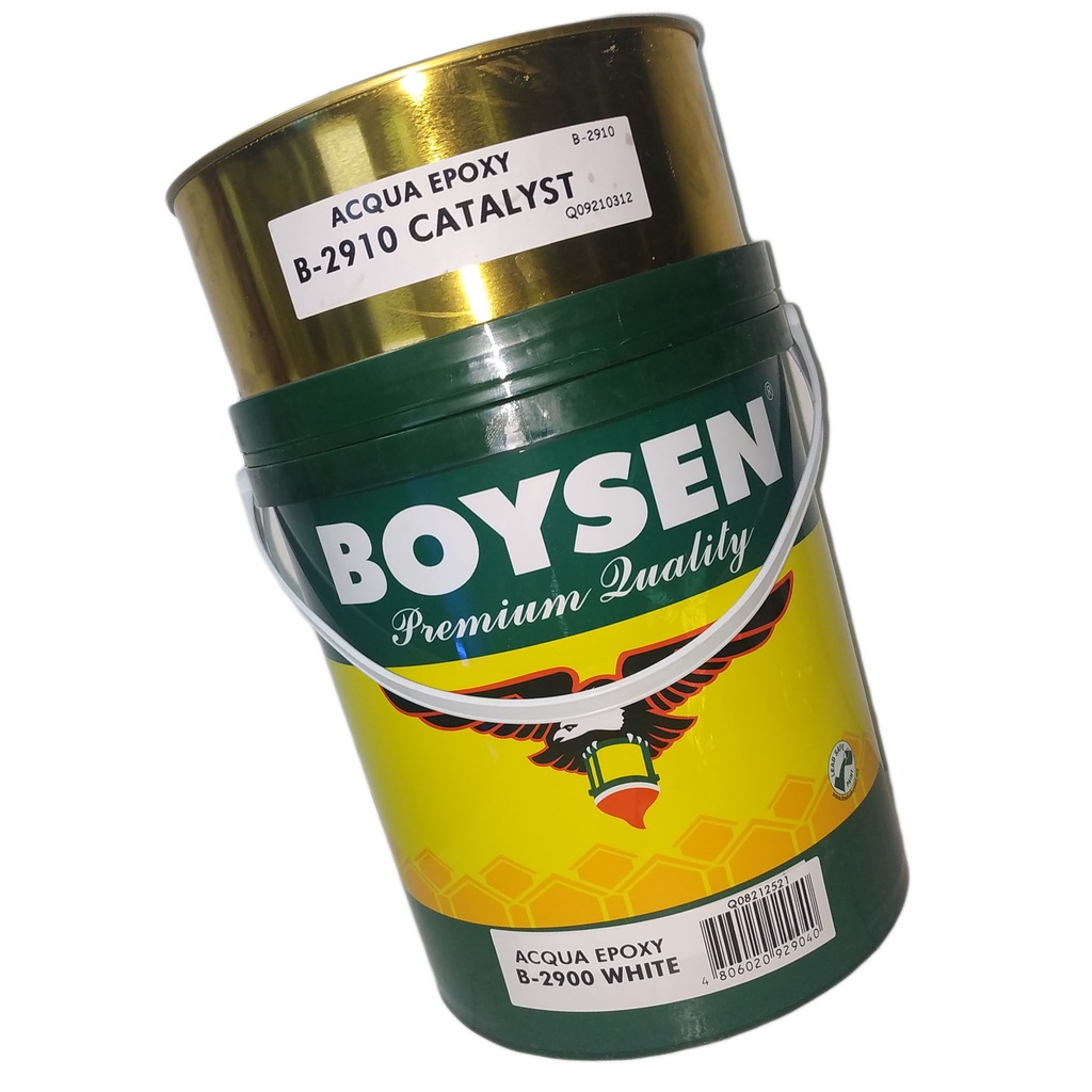 BOYSEN AQUA EPOXY WHITE B-2900 WITH CATALYST B-2910 ( 1 GALLON ...