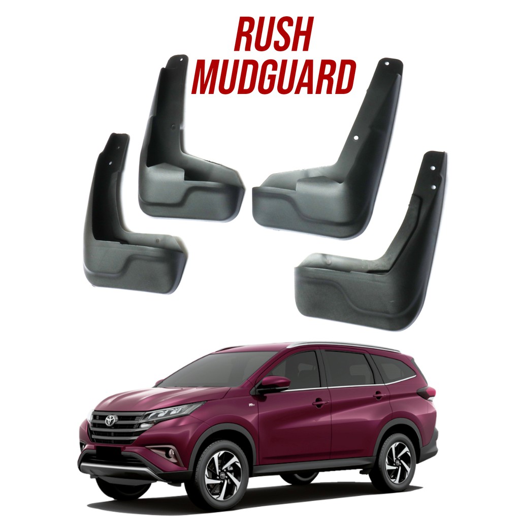 toyota rush mudguard