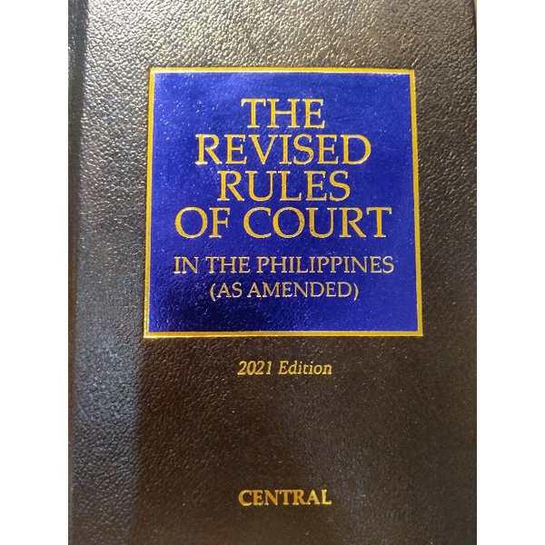 THE REVISED RULES OF COURT 2021 Shopee Philippines