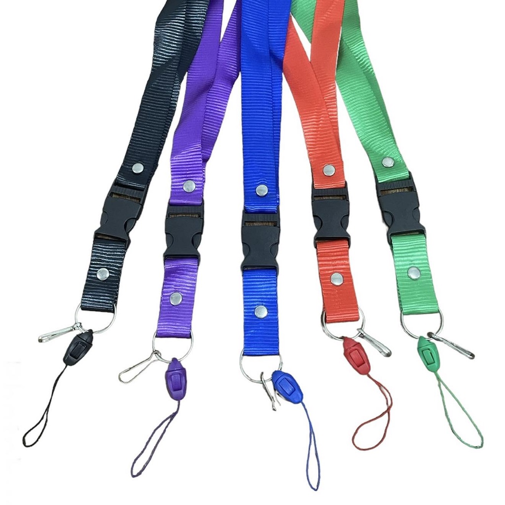 RCSC ID Lace with S Hook & Rope 3/4 inch Lanyard Plain and Silky per ...