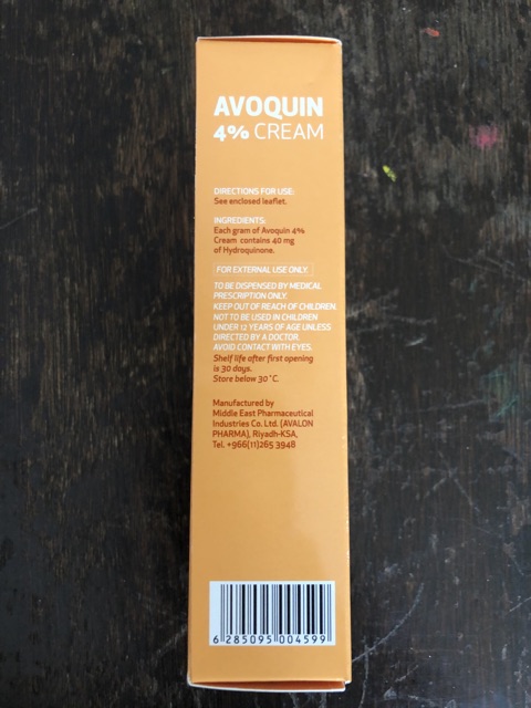 avoquin cream for dark spots
