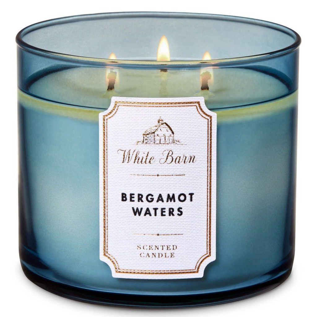 Bath and Body Works BERGAMOT WATERS 3Wick Candle Shopee Philippines