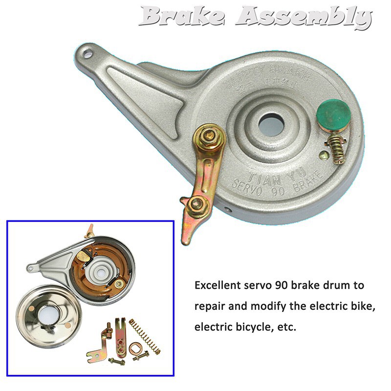 Universal Bike Bicycle Brake Solid Metal Rear Wheel Up Brake Drum Assembly Set Universal Bike Bicycle Brake Solid Metal Rear Wheel Up Brake Drum Assembly Set