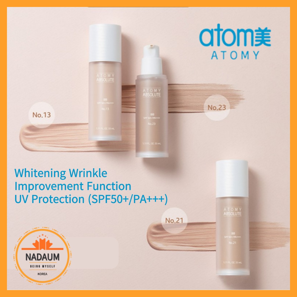 Atomy Absolut BB 33 ml Whitening Wrinkle Improvement Function, UV ...