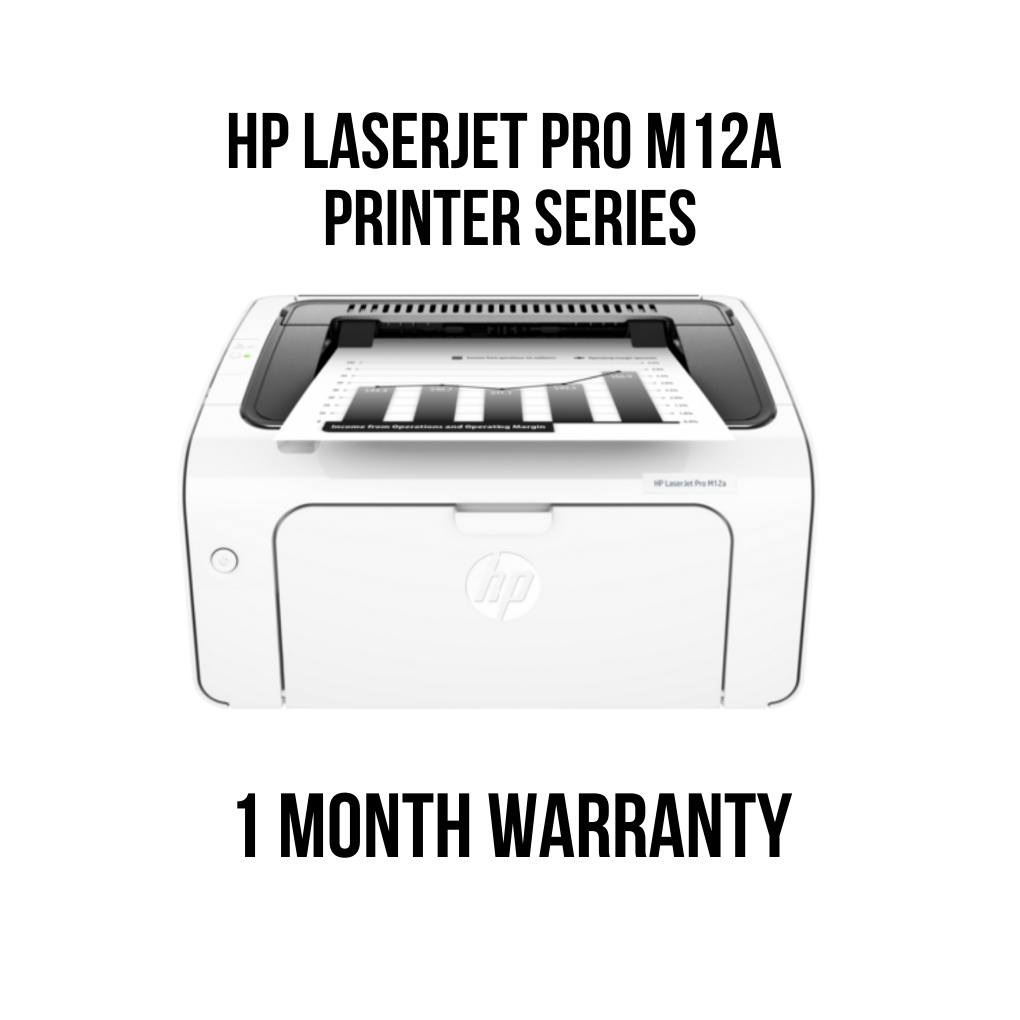HP LaserJet Pro M12a Printer Series Shopee Philippines
