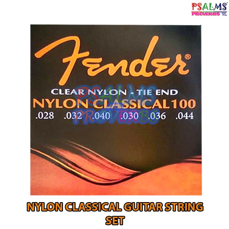 Guitar string acoustic nylon(fender) Shopee Philippines