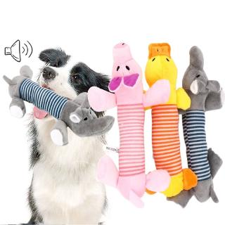 New Funny Dog Toy Pet Puppy Plush Squeaker Squeaky Toys Pig Duck Elephant Pet Chew Toys