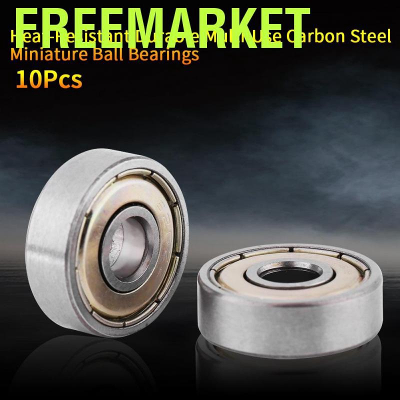 626ZZ Ball Bearings 10Pcs Polished Surface Low Noise Ball Bearings Premium Carbon Steel Ball Bearings for Industrial Machines Cars Ships
