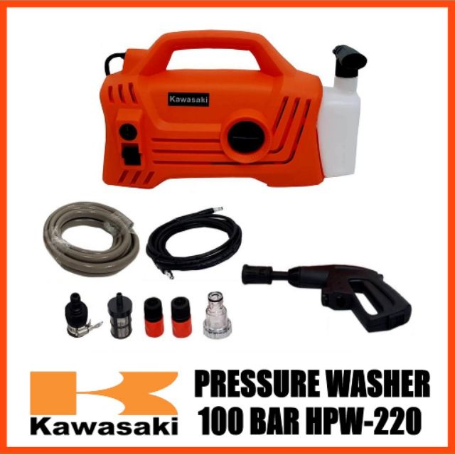 Kawasaki Pressure Washer 100 Bar HPW220 Shopee Philippines