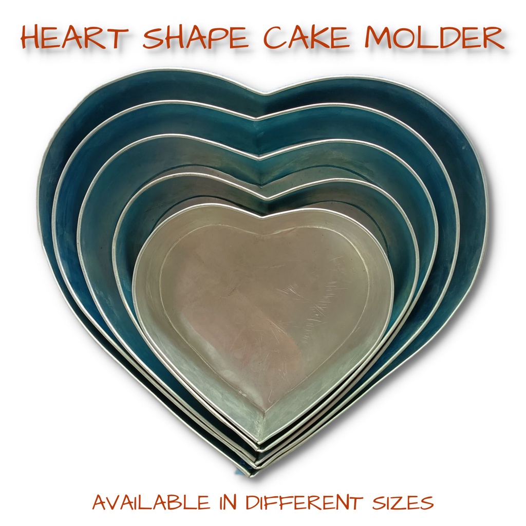 HEART SHAPE CAKE PAN (Handmade Molder) Shopee Philippines