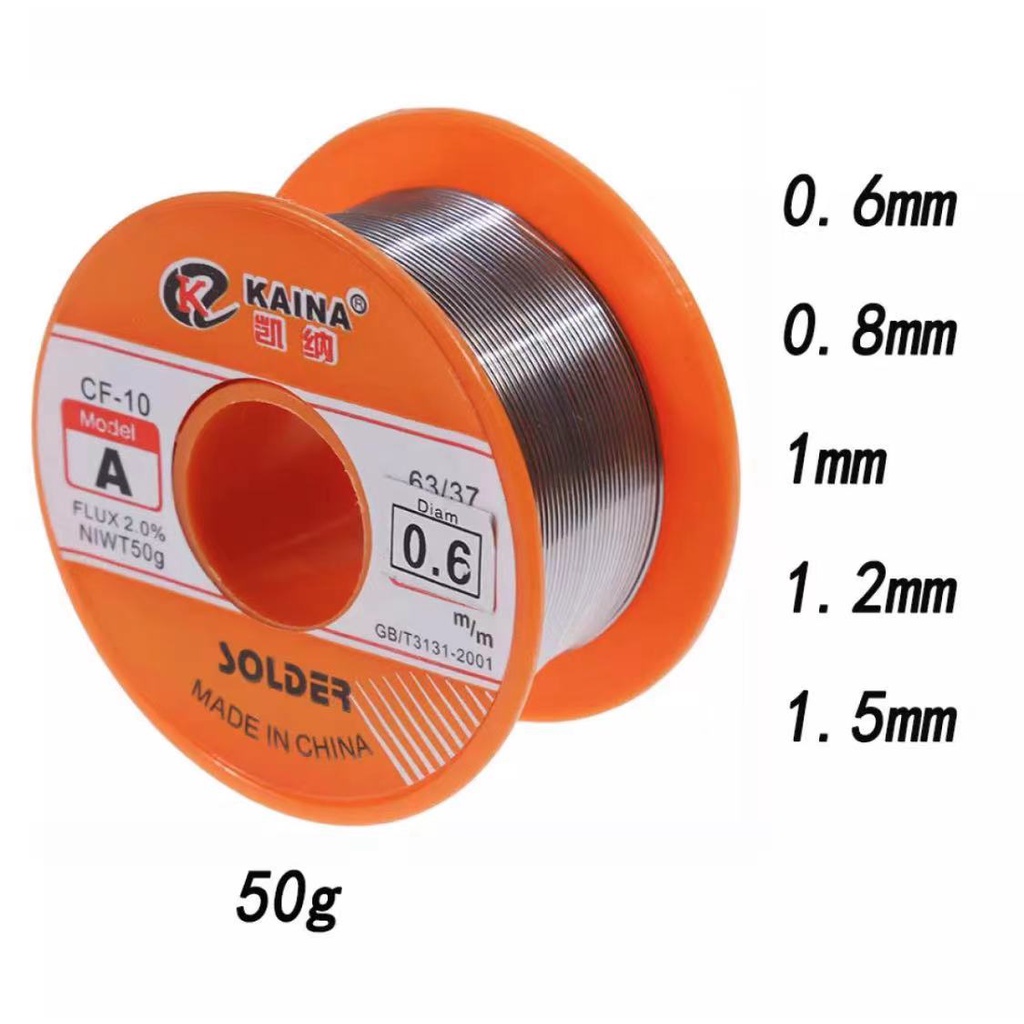 63/37 Tin Lead Line Soldering 1.0mm Rosin Core Solder Flux Wire Welding Reel 