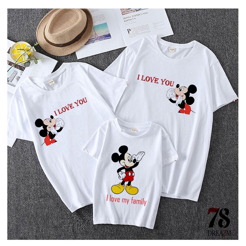 mickey mouse tee shirts for family