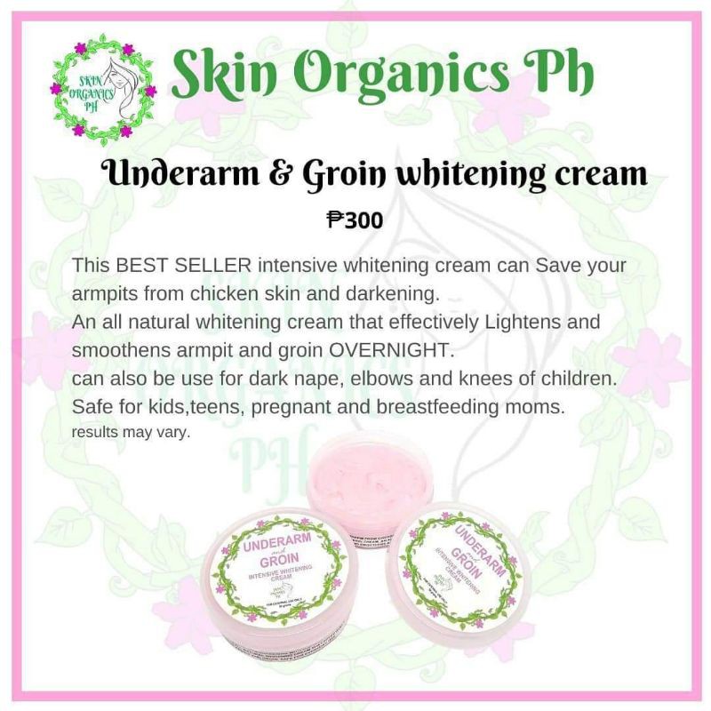 Underarm And Groin Intensive Whitening Cream Shopee Philippines