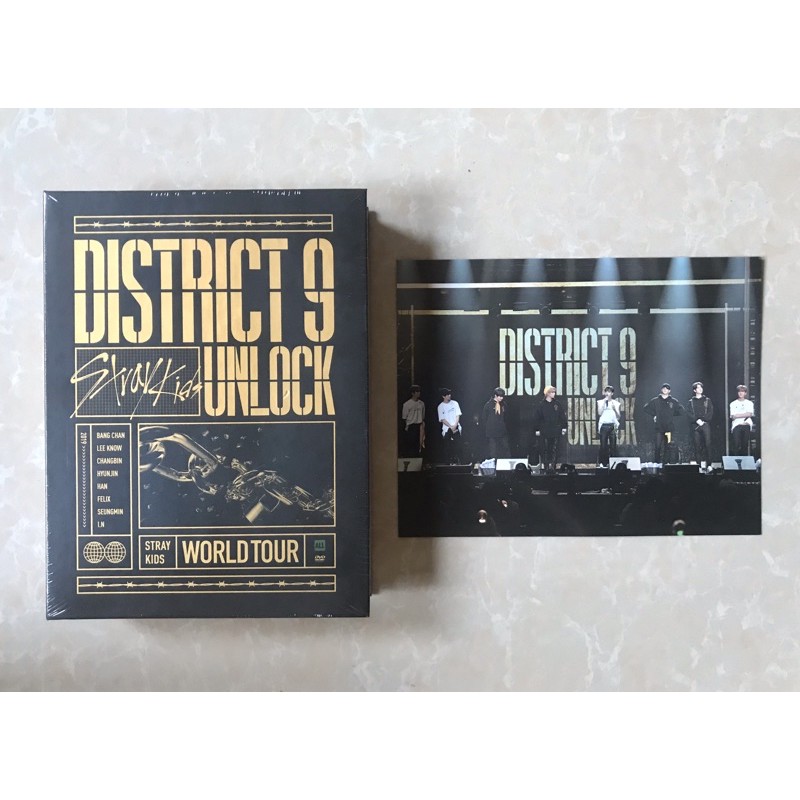 Stray Kids World Tour District 9 Unlock In Seoul Dvd With Postcard Pob Skz Sealed Dvd Shopee Philippines