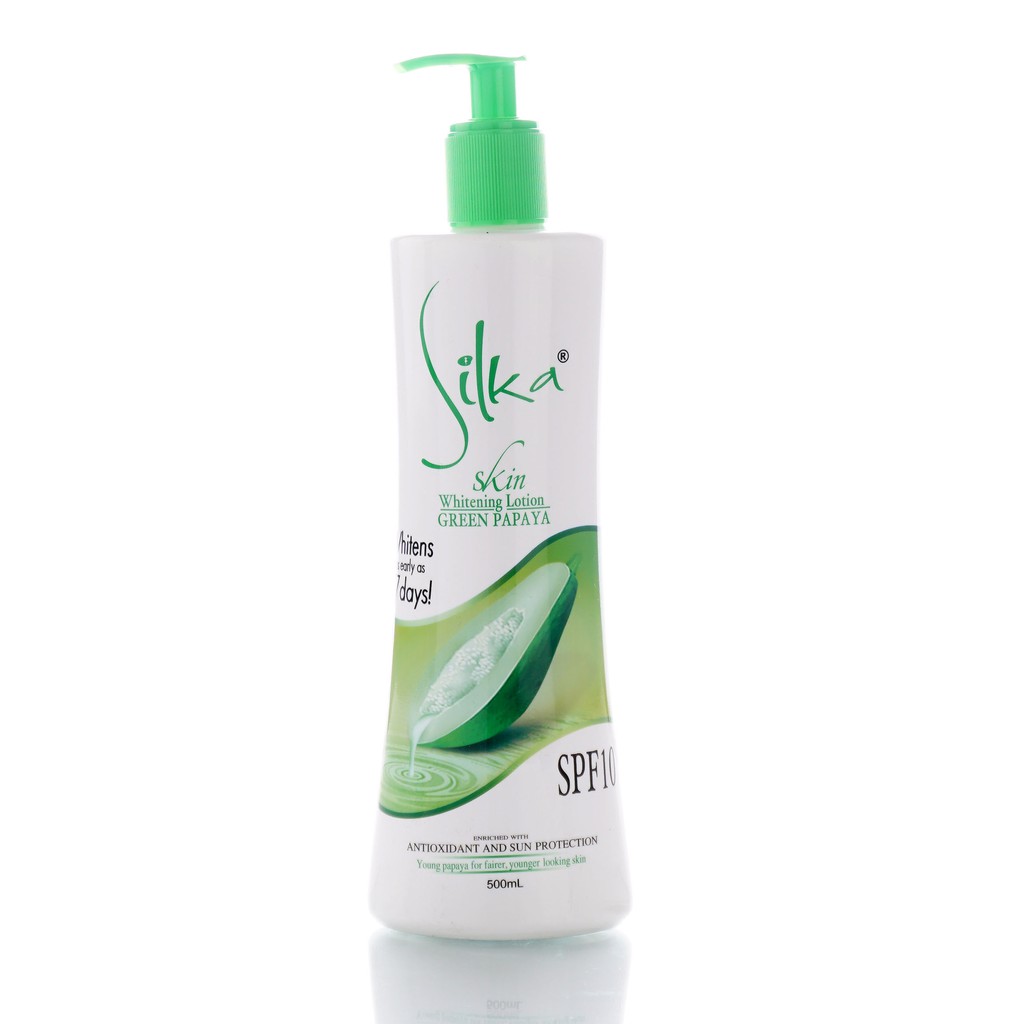 Silka Green Papaya Lotion 500mL Shopee Philippines